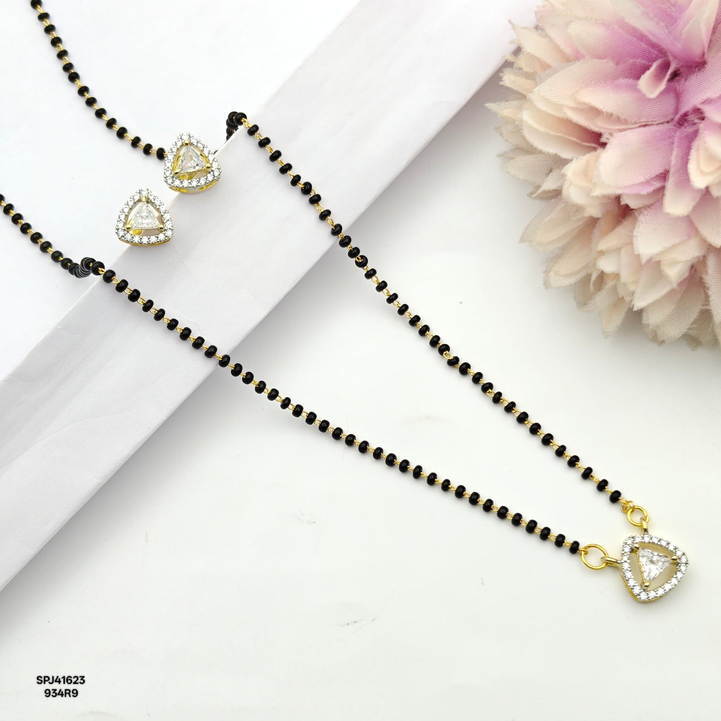41623 GJ Heart Shape Pendant Set