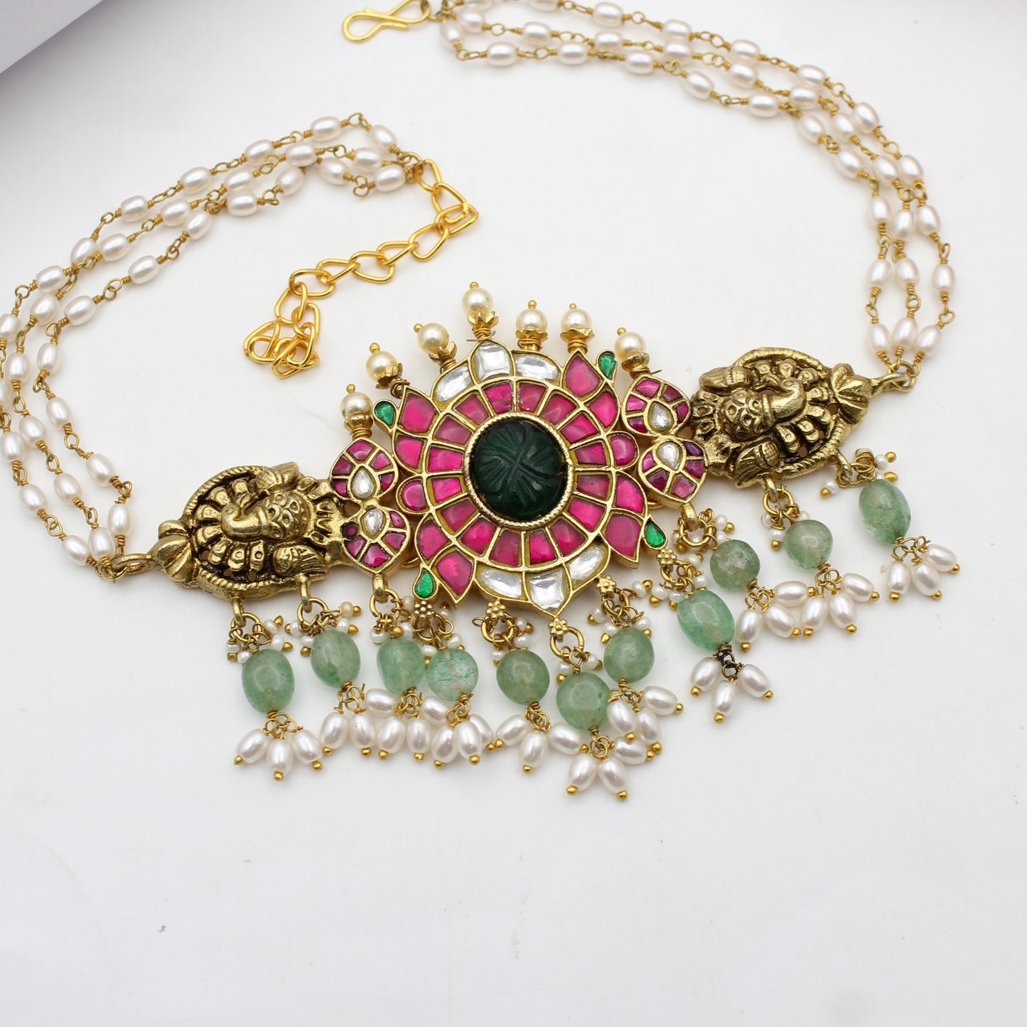 41675 Jadau elephant choker