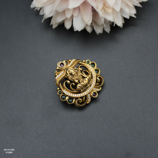 41685 Nakshi Laxmi Locket With Openable Hook 1 Inch