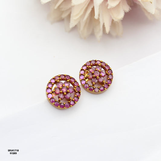 41718 Small Studs Ruby
