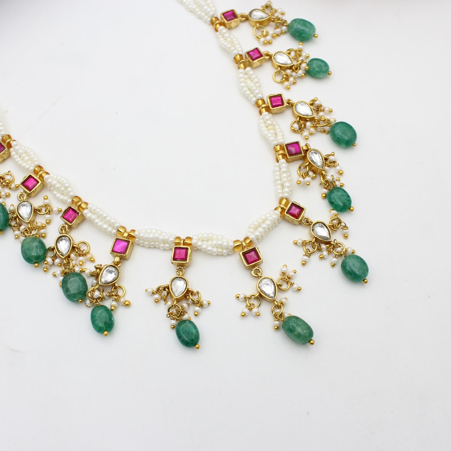 41745 Jadau Poth Necklace Without Earrings