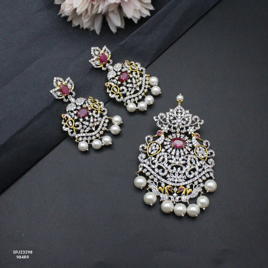 23298 GJ Pendant Set Red