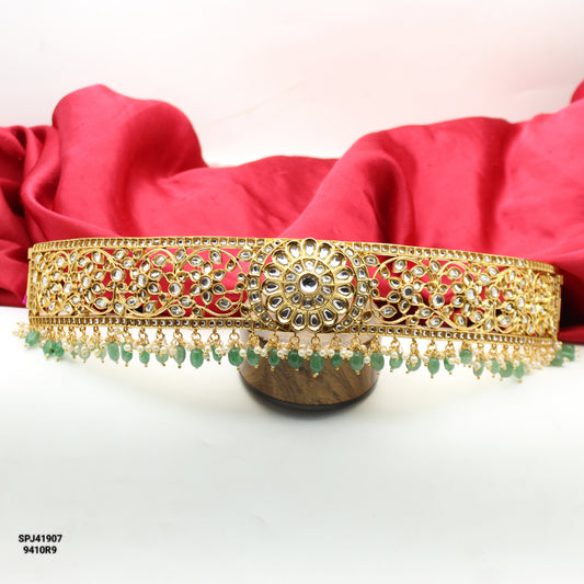 41907 Full White Bridal Vaddanam