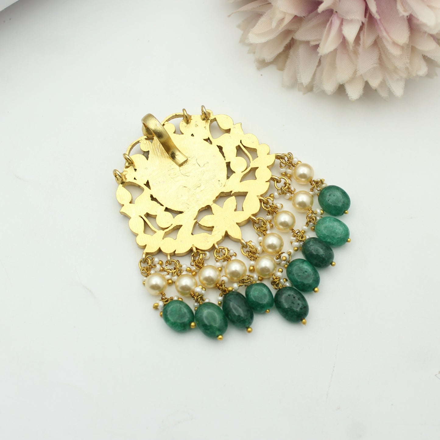 Jadau Flower Multi Pendant