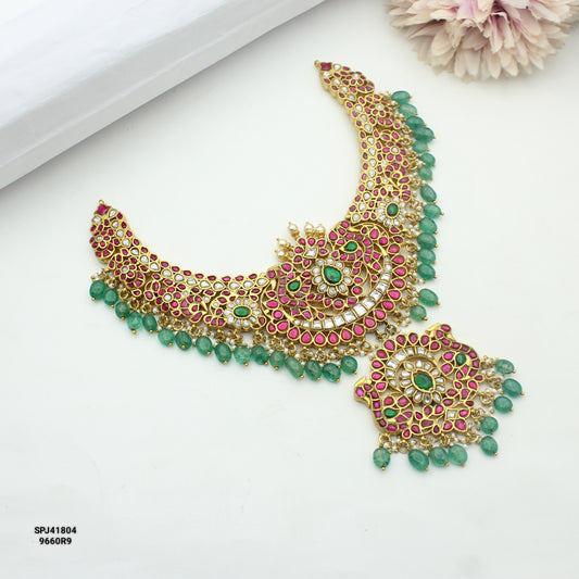 41804 Jadau Short Necklace