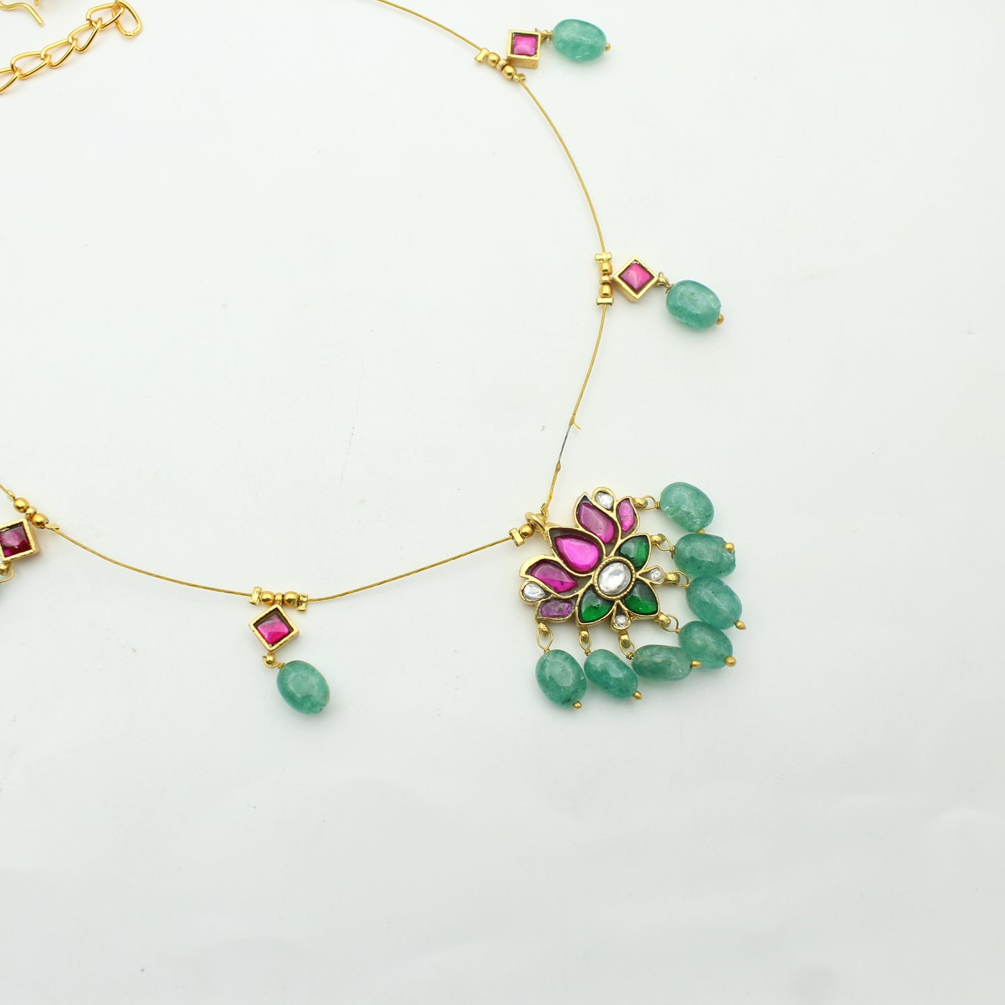 41785 Jadau Lotus Invisible Chain