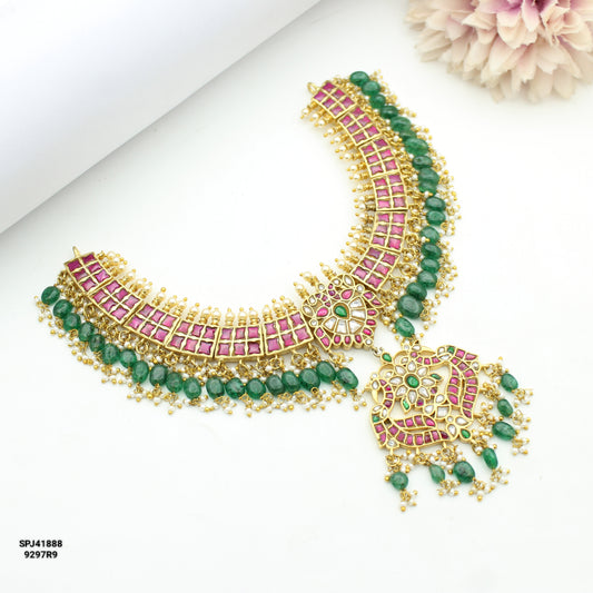 41888 Jadau short necklace