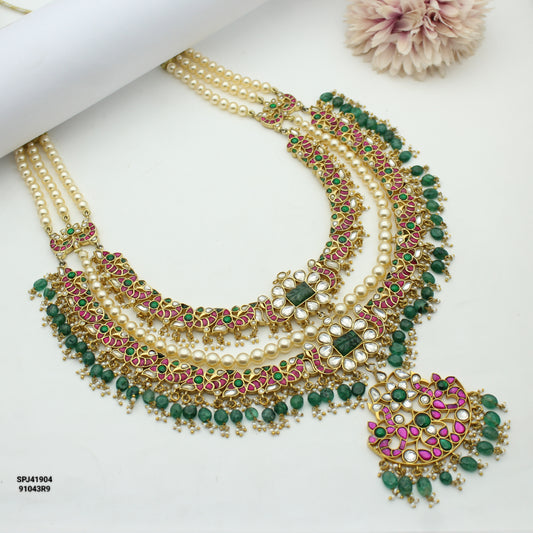 41904 Jadau Heavy Necklace