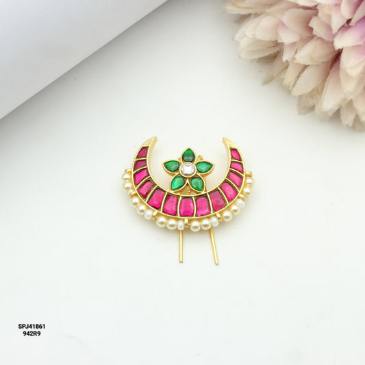 41861 Jadau Chand Locket