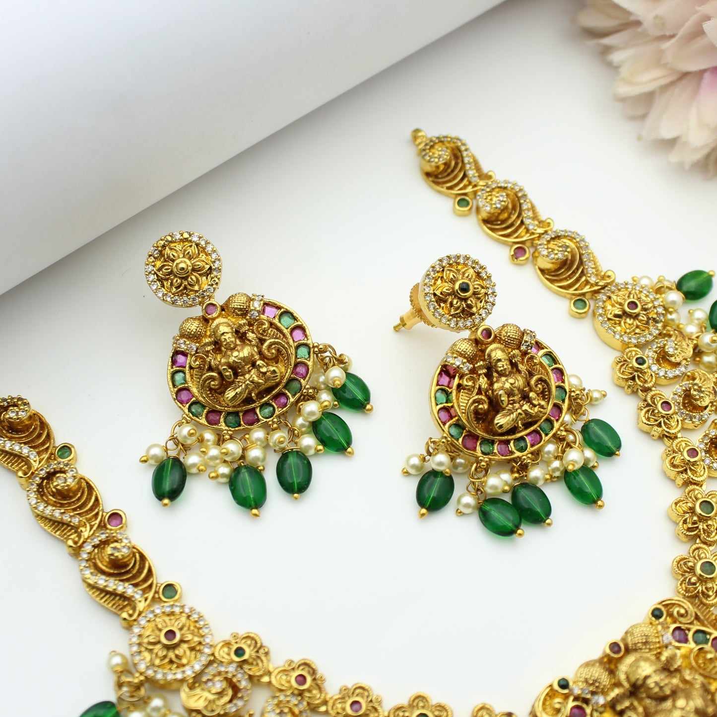 41984 Nakshi Laxmi Short Necklace Set