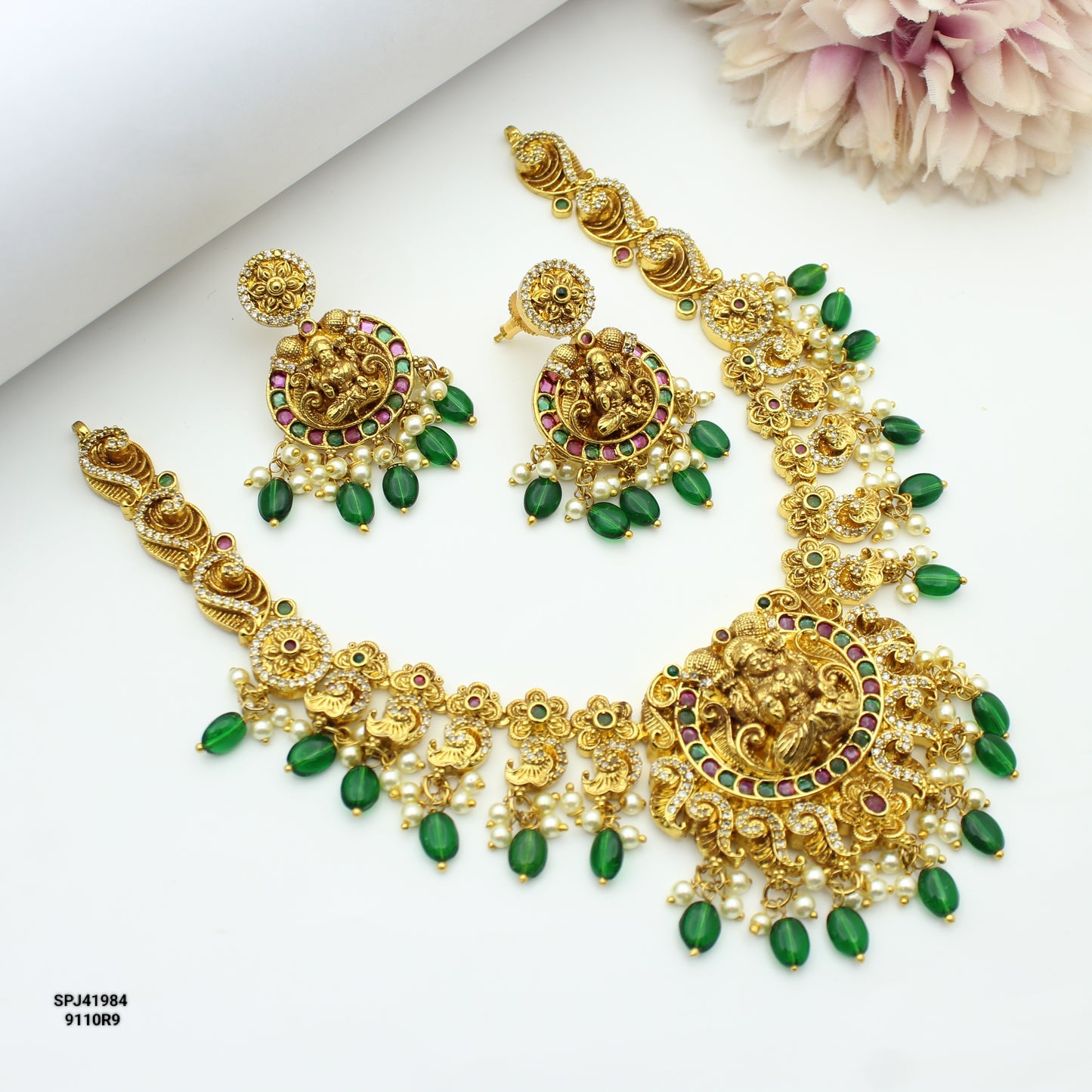 41984 Nakshi Laxmi Short Necklace Set