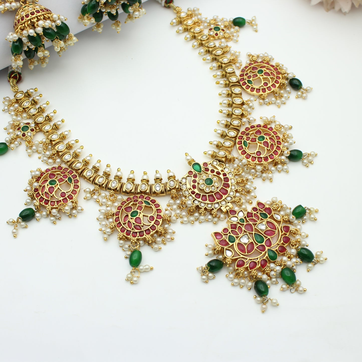 Guttapusalu Multi Short Necklace Set