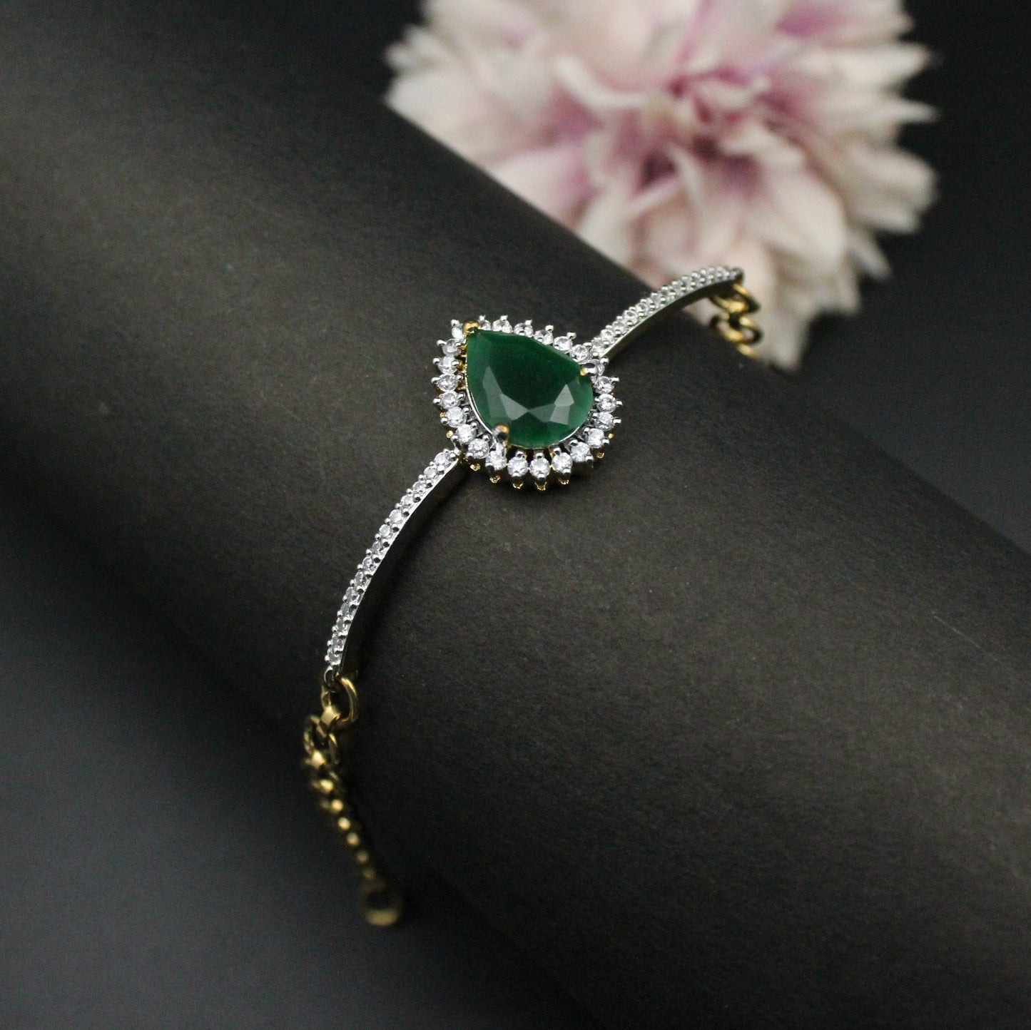 GJ green Chain bracelet