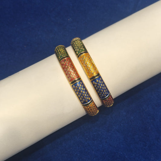 Meena Kada Bangles 2 Pieces
