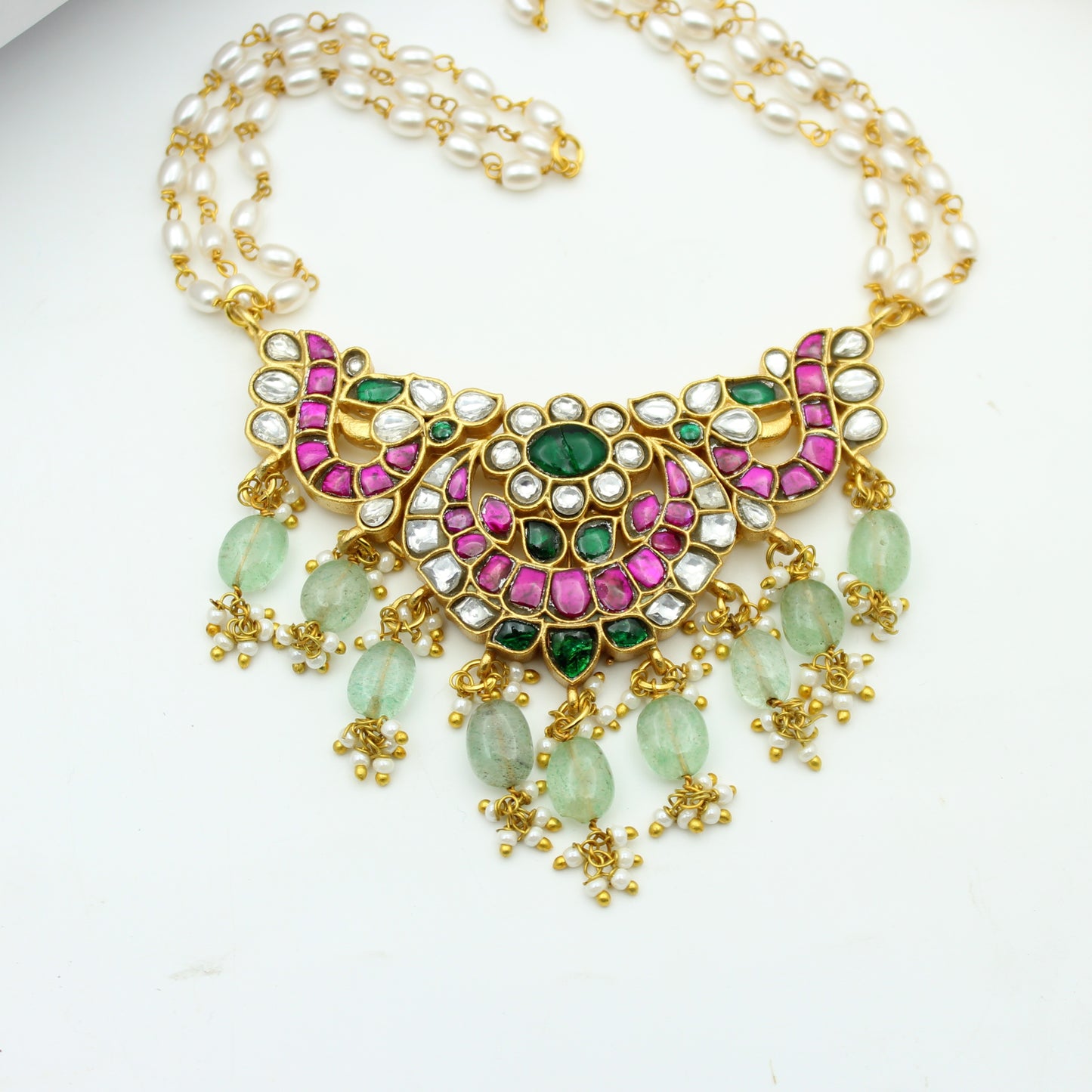 Jadau Peacock Choker