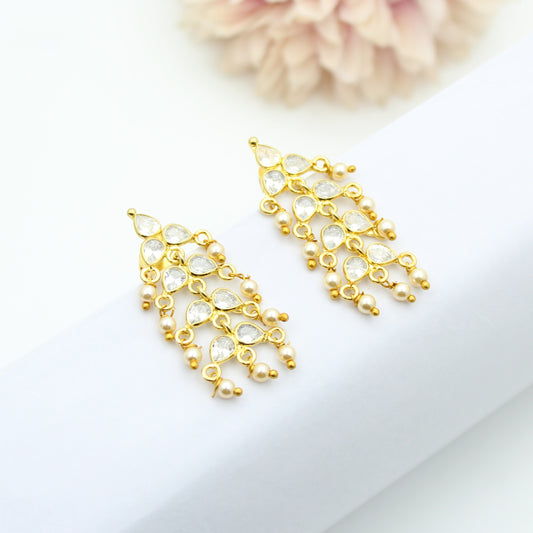 GP Earrings White