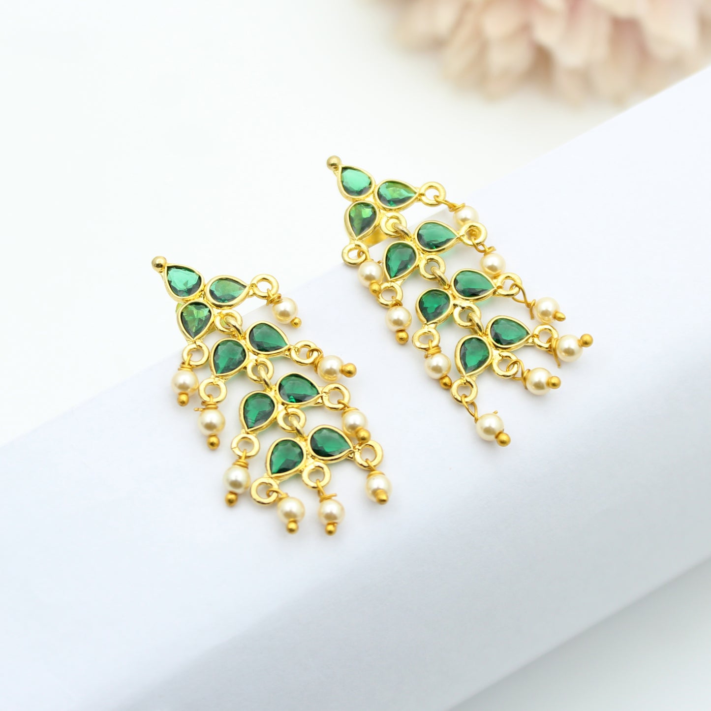 GP Earrings Green
