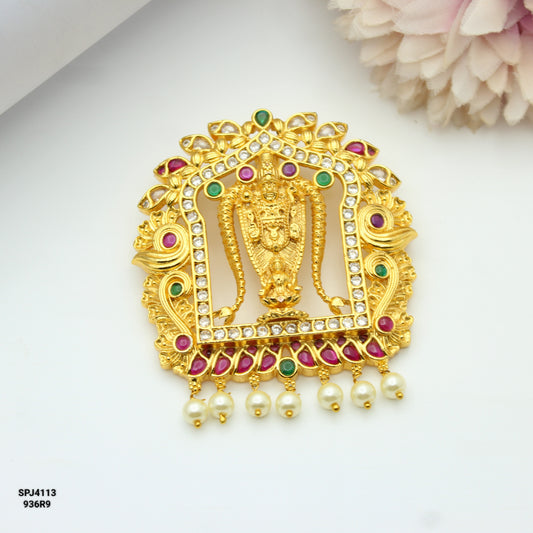 4113 Tirupati Balaji Pendant With Openable Hook