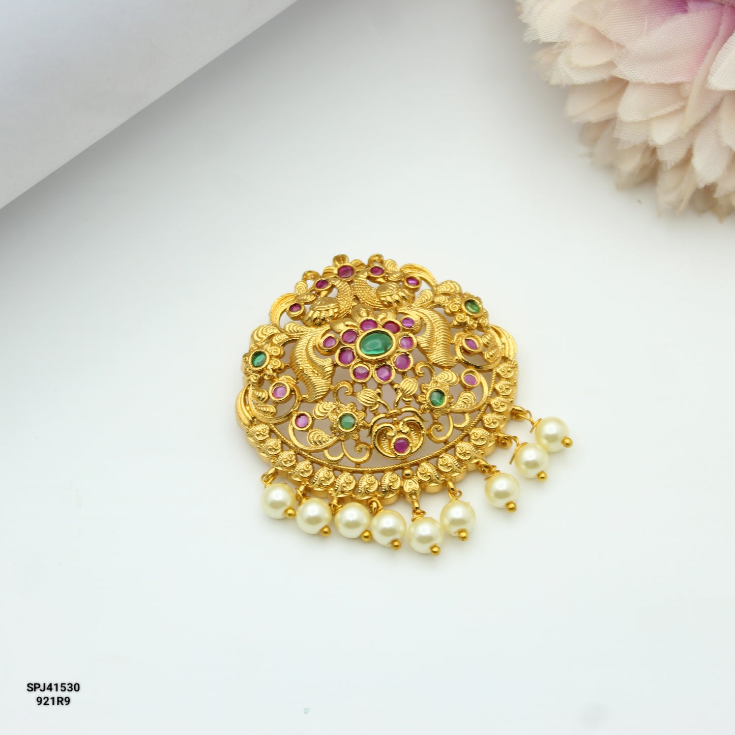 Nakshi Peacock Locket