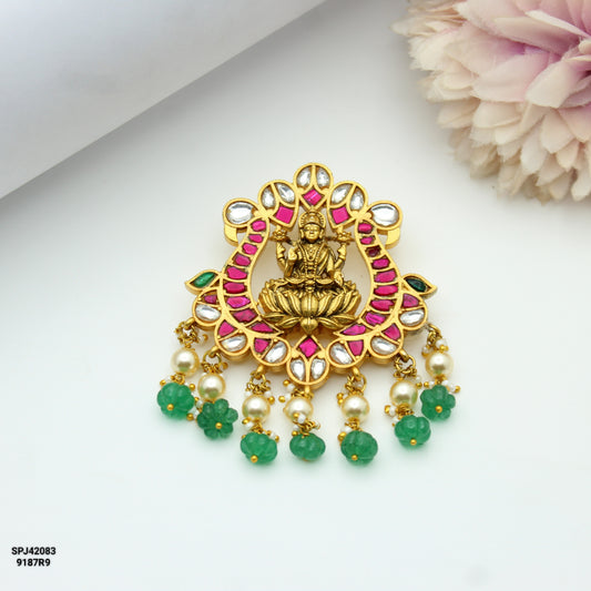 Jadau Laxmi Pendant