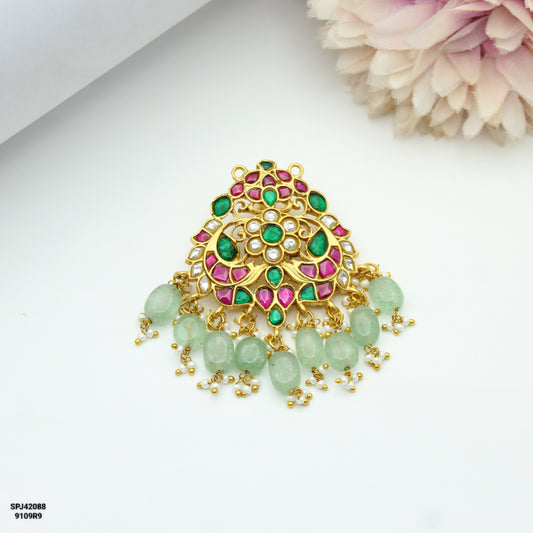 Jadau Flower Pendant