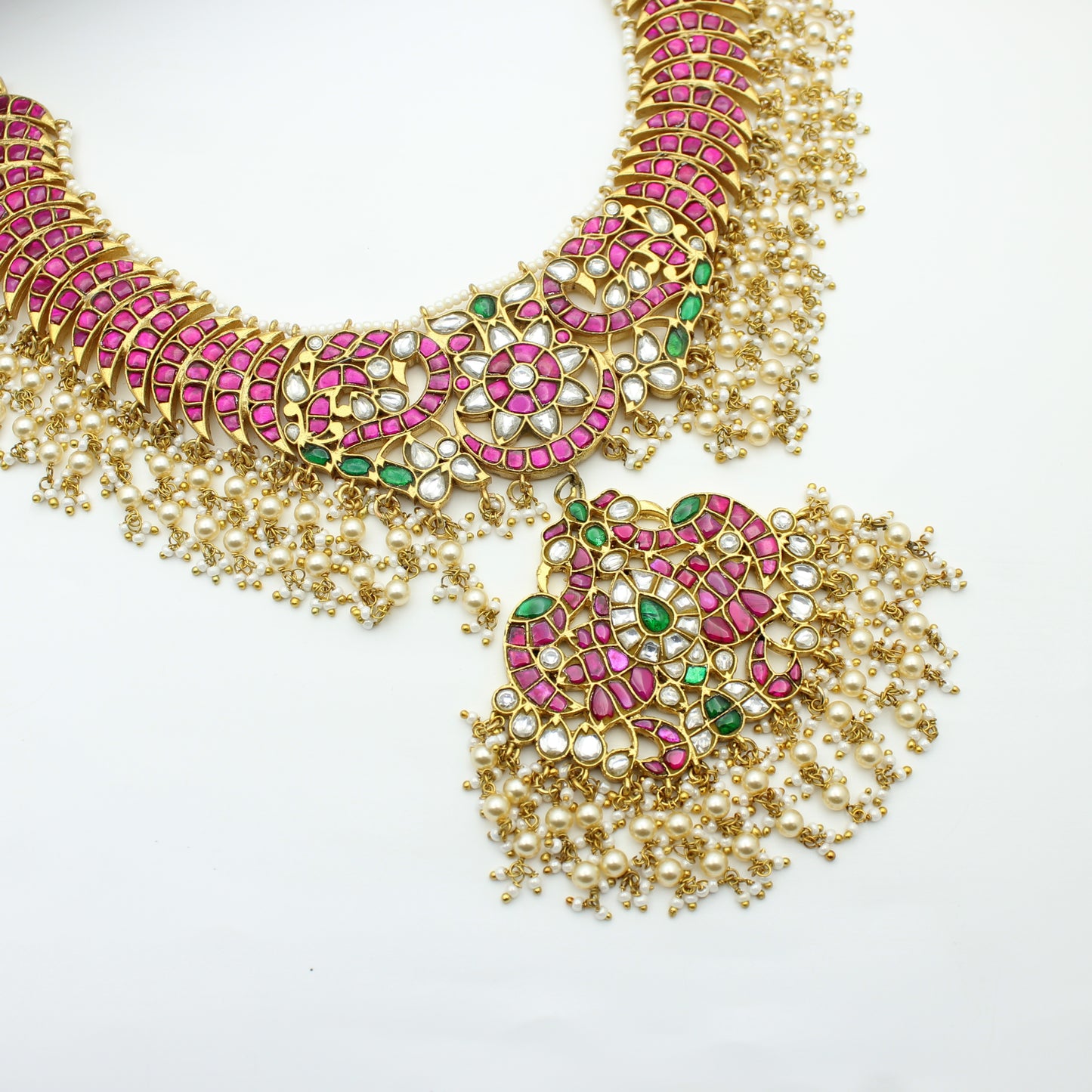 Jadau Peacock Necklace