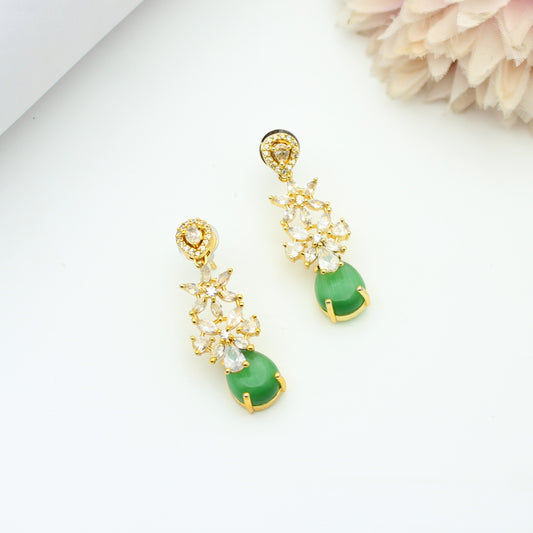 GP Earrings Parrot Green