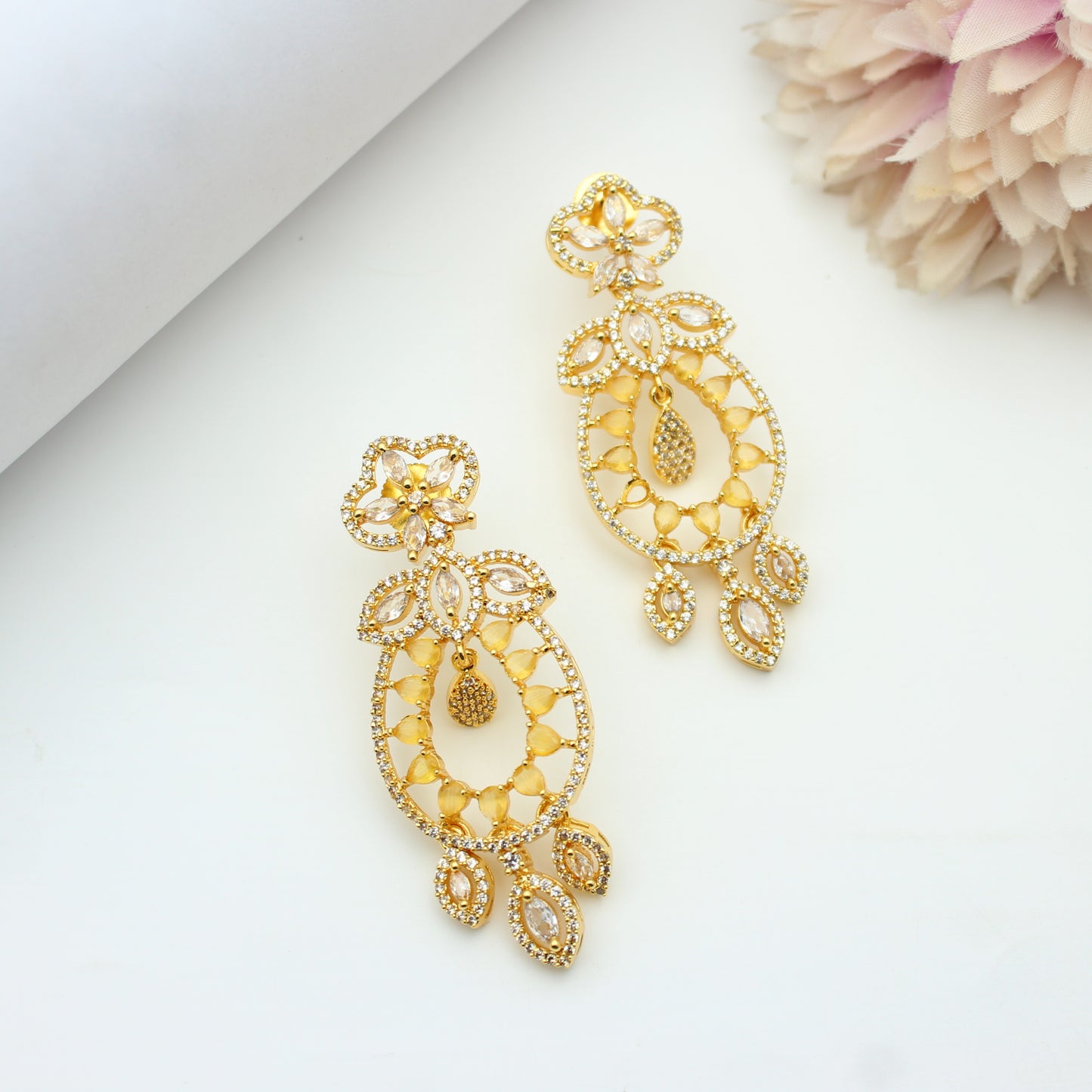 GP Earrings Yellow