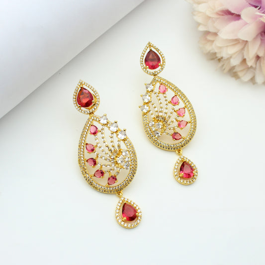 GP Earrings Red