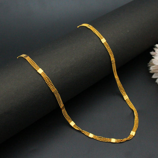 4 Lines Flat Chain 18"