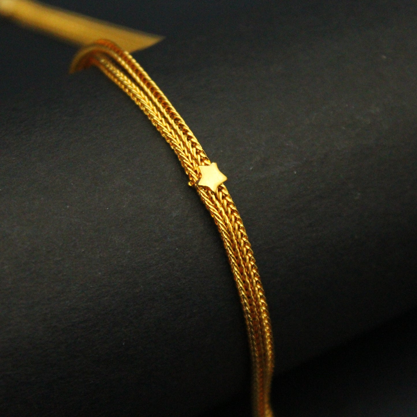 Gold Chain Start Design 2 layers 24"