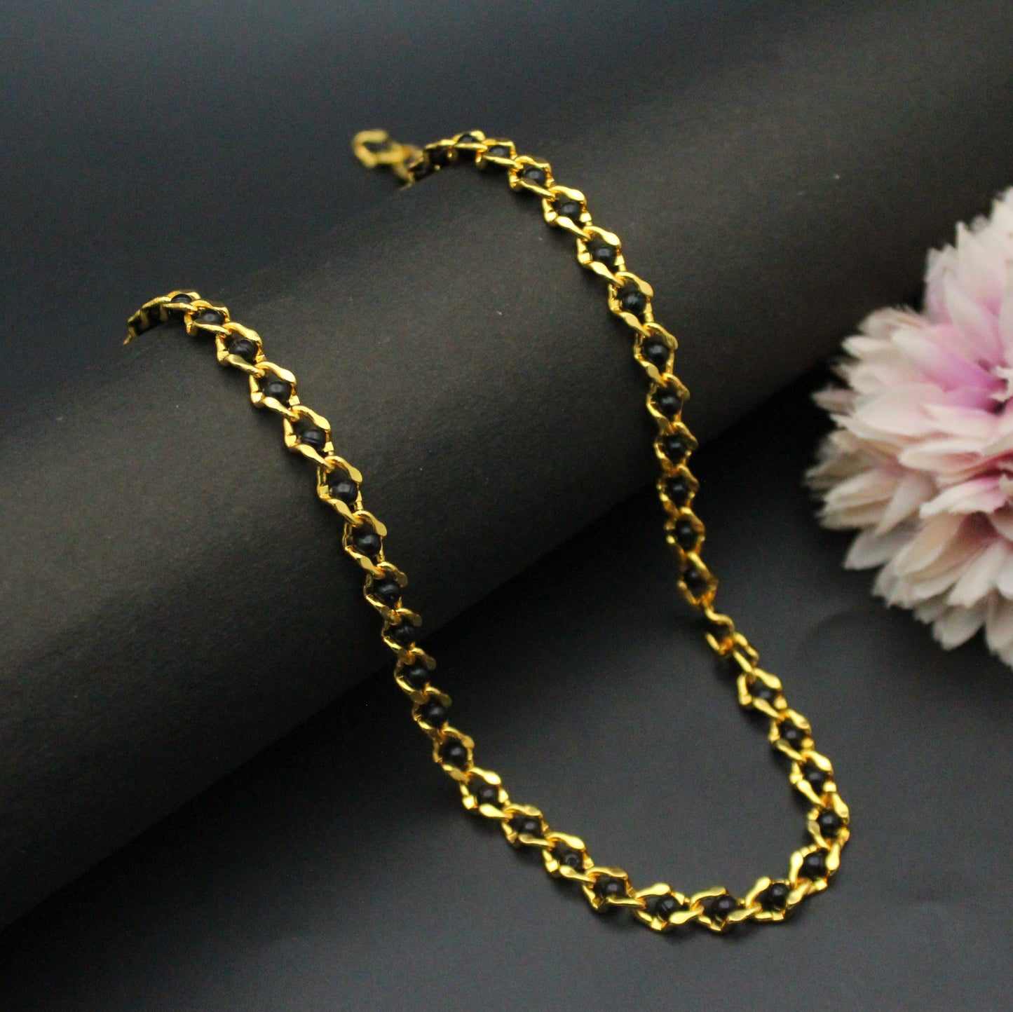 Black Ball Chain 24"