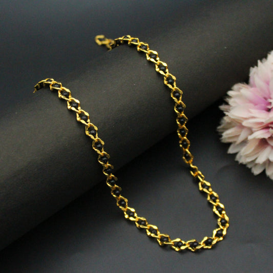 Black Ball Chain 24"