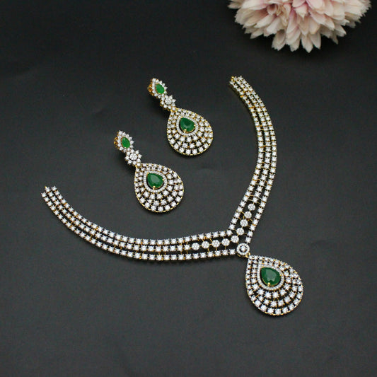 GJ Fancy Green Necklace Short