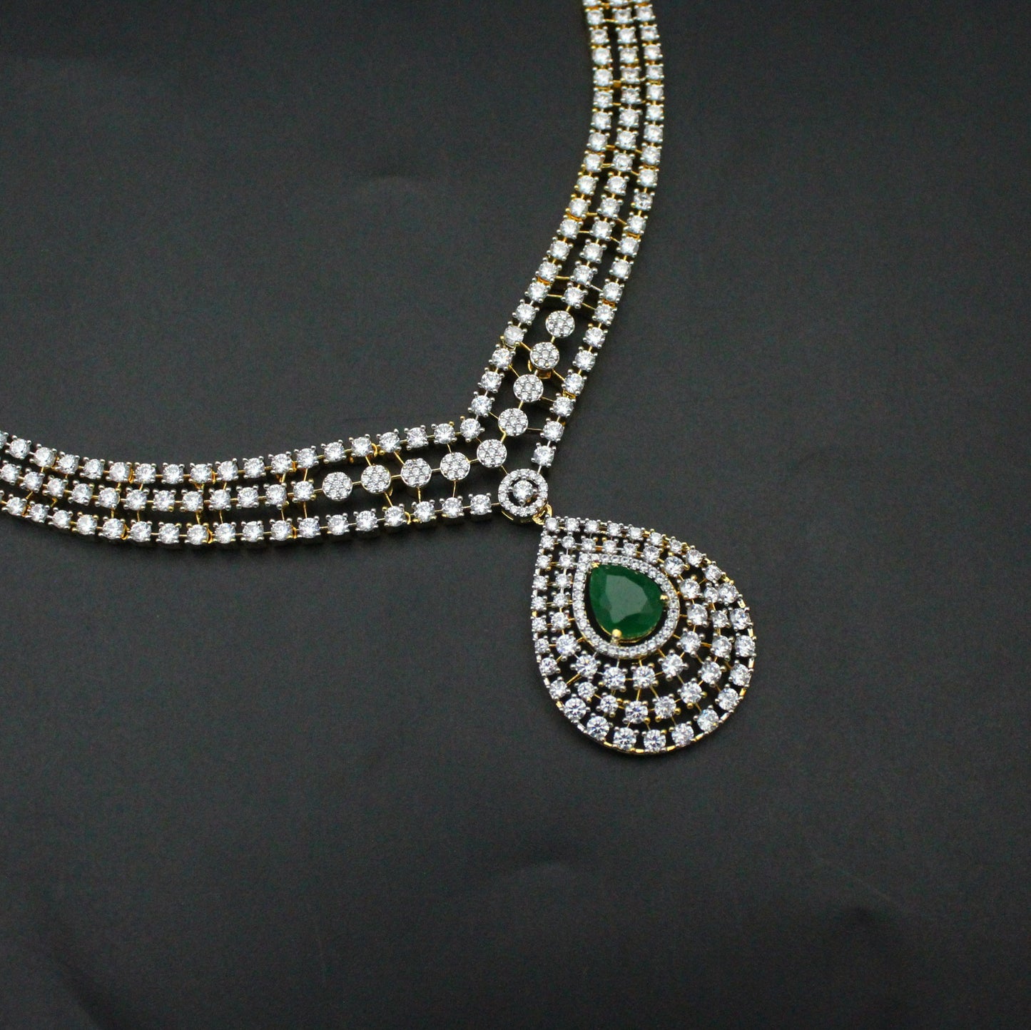 GJ Fancy Green Necklace Short