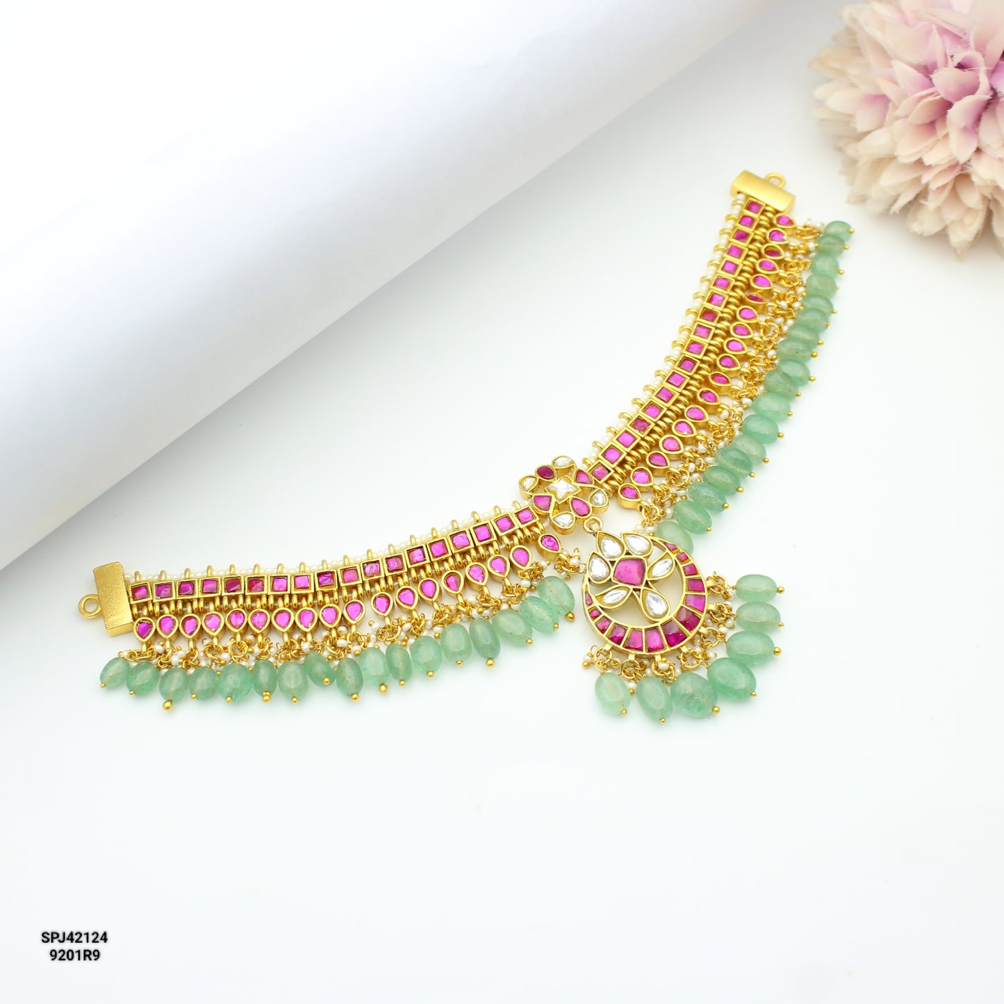 Fully flexible Jadau Necklace
