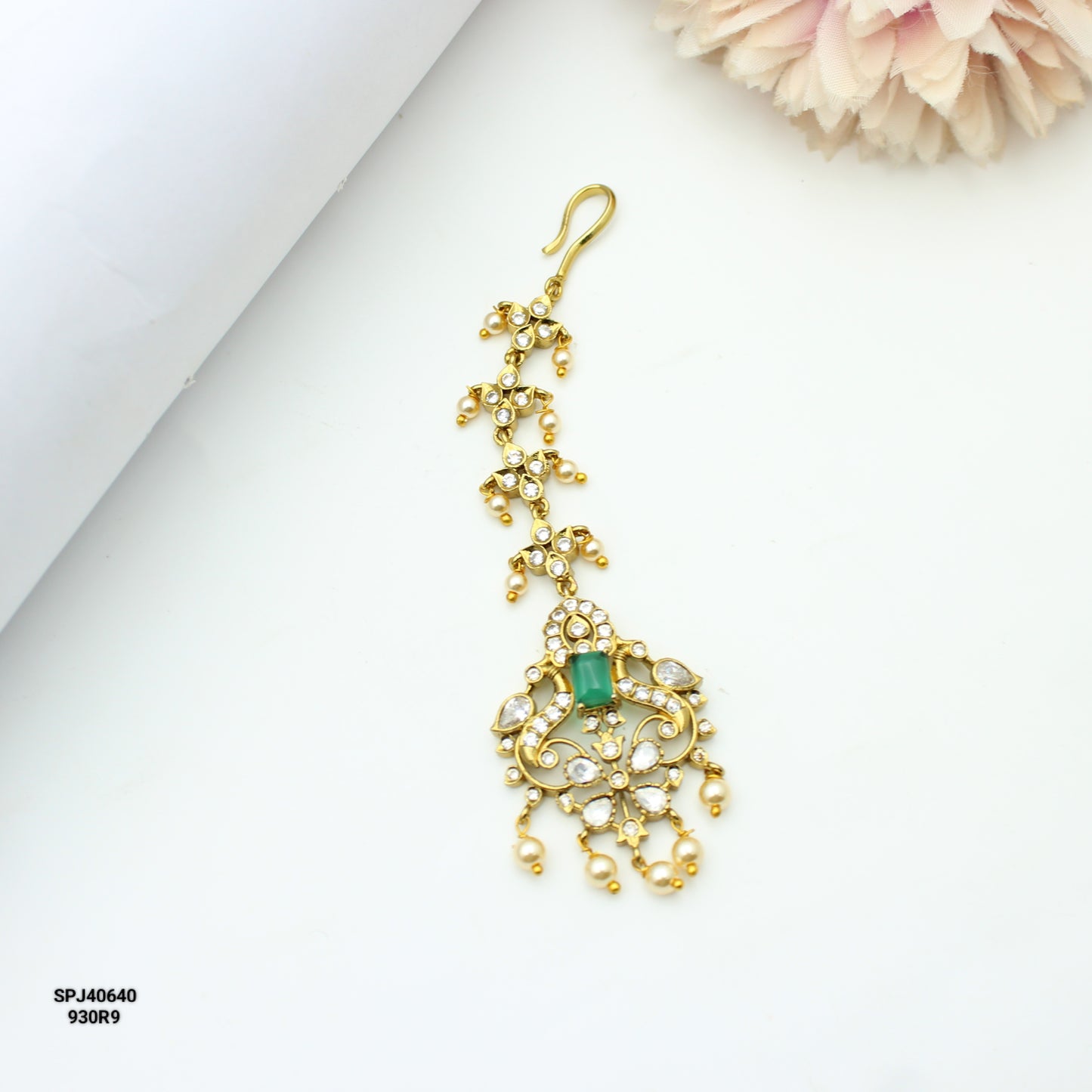 Victorian Maangtikka Green