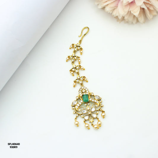 Victorian Maangtikka Green