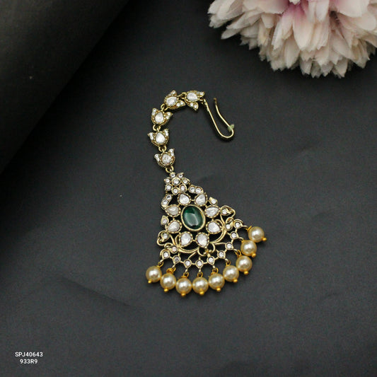 Victorian Maangtikka Green