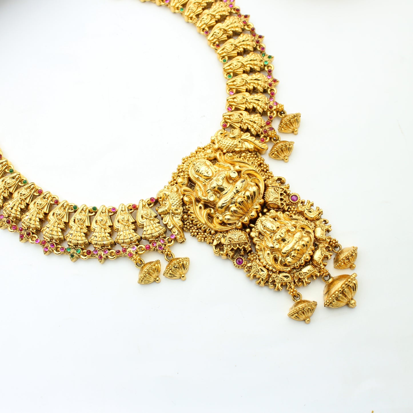 Nakshi Laxmi Short Multi Necklace