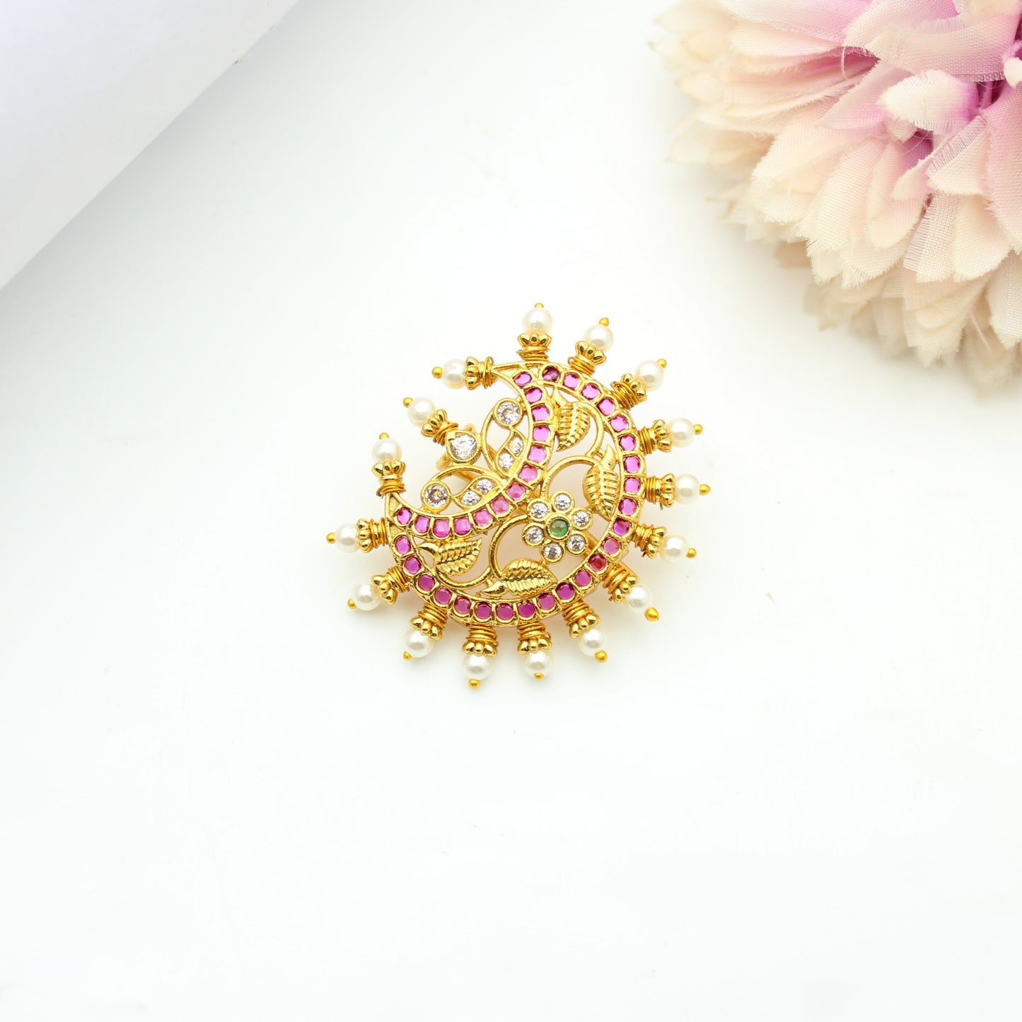 CZ Multi Stone Suryudu & Chandrudu 1.7 Inches