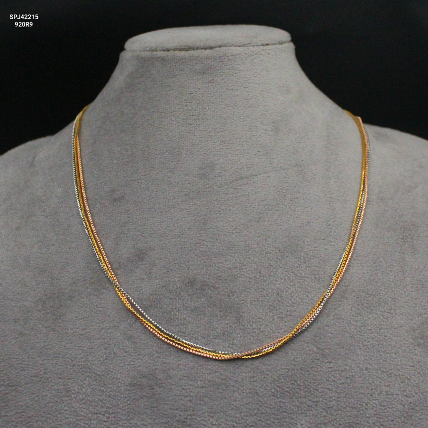 42215 3 Lines Italian Chain (18 Inches)