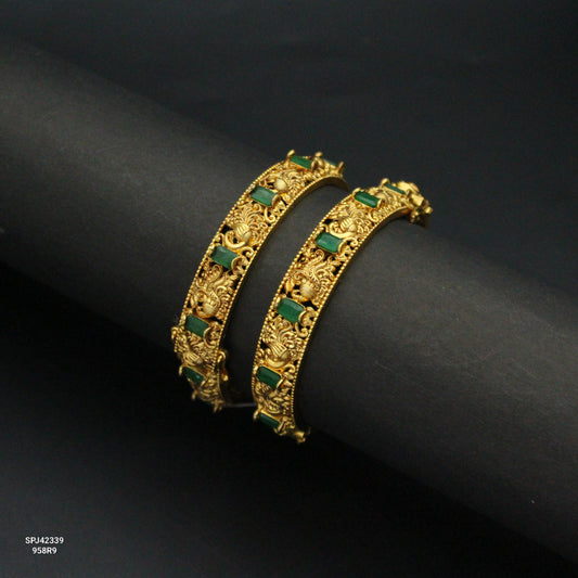 42339 Nakshi Peacock Bangle