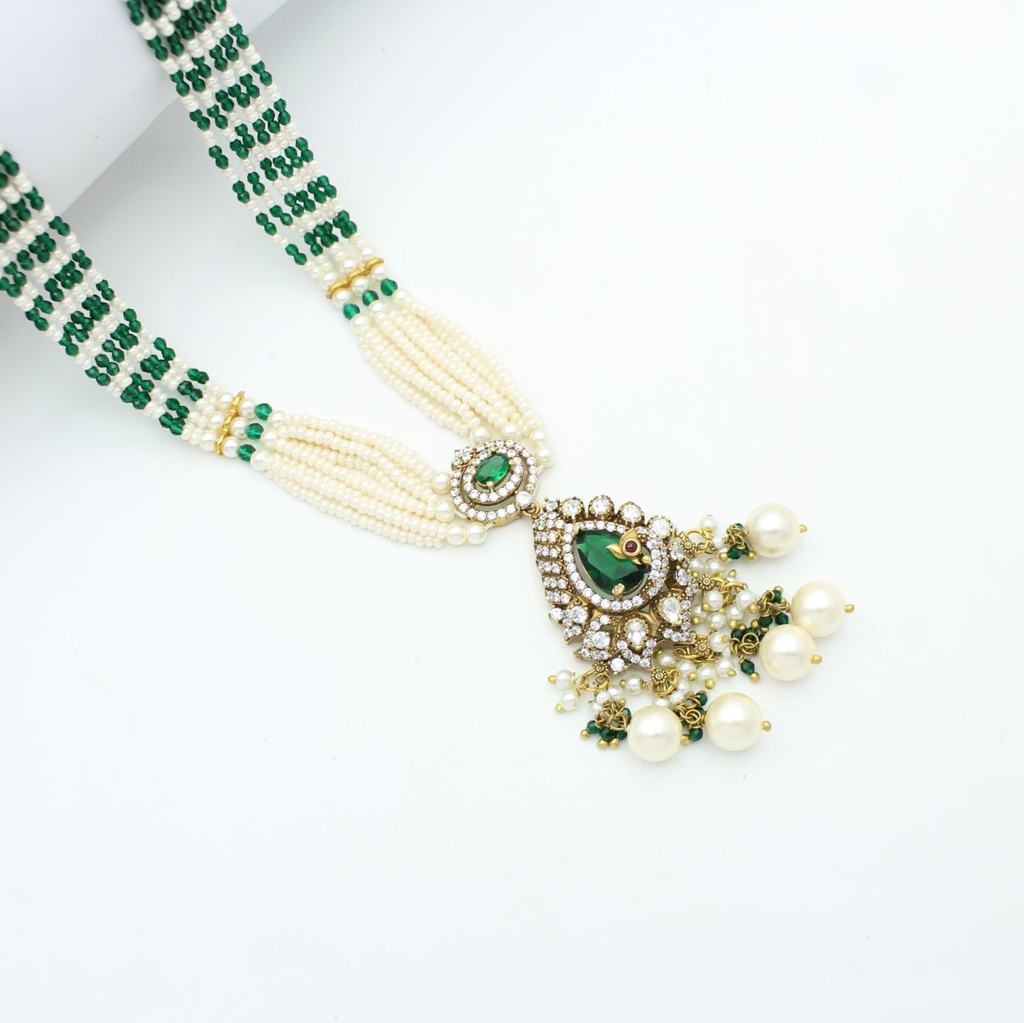 42323 Victorian Moissanite Green