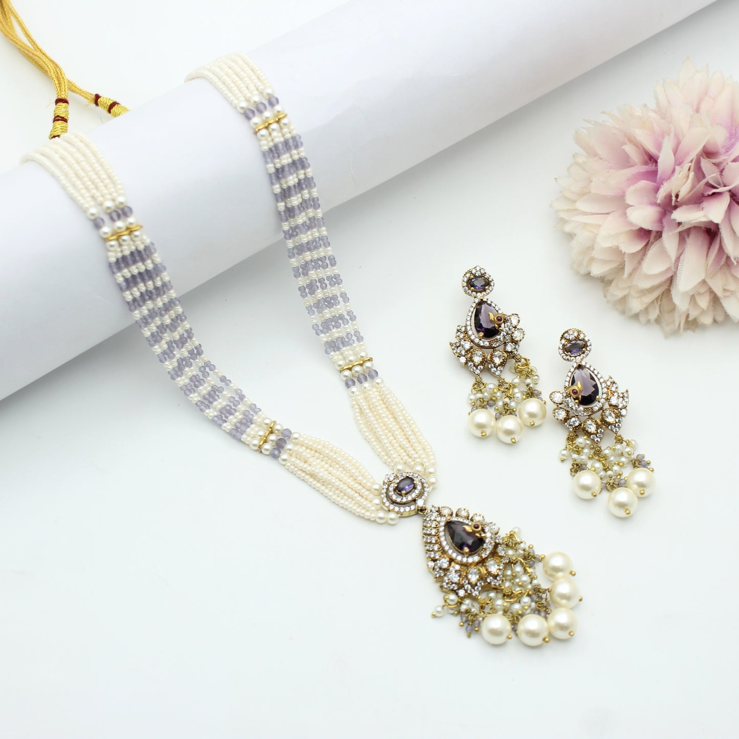 42324 Victorian Moissanite Purple