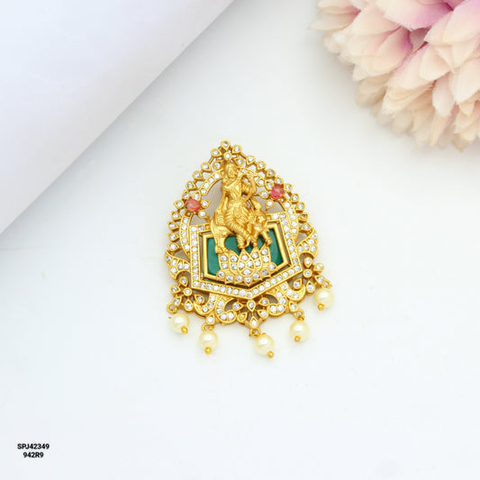 42349 Krishna Locket With Non-Openable Hook