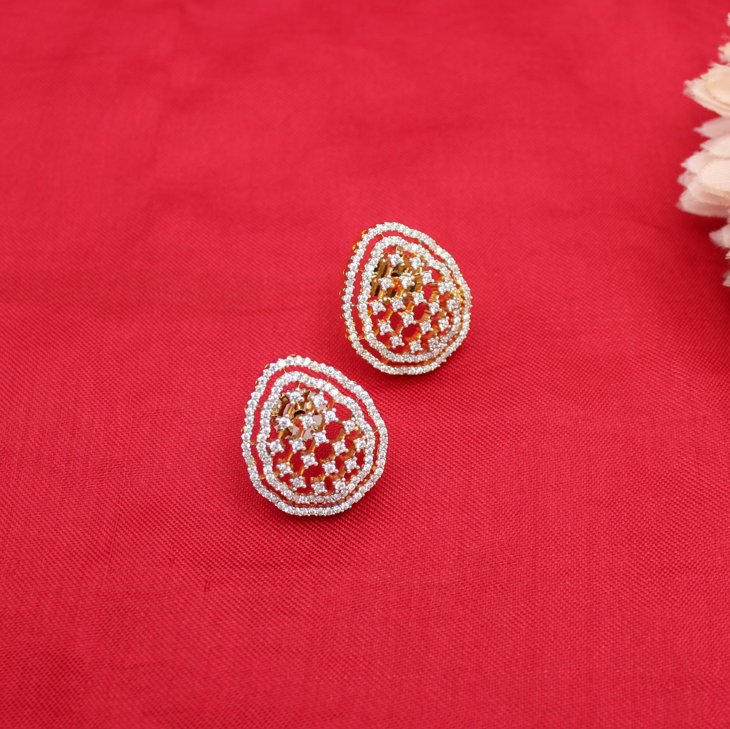 42307 Diamond Look Pendant Set