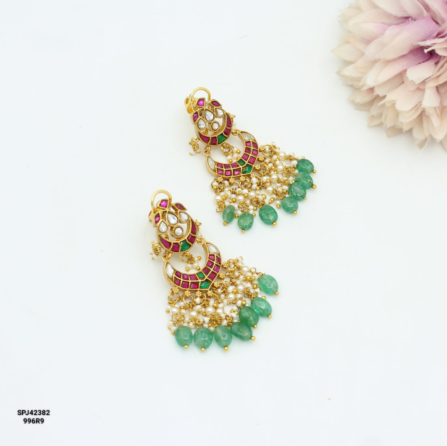 42382 Jadau Chandbali Multi