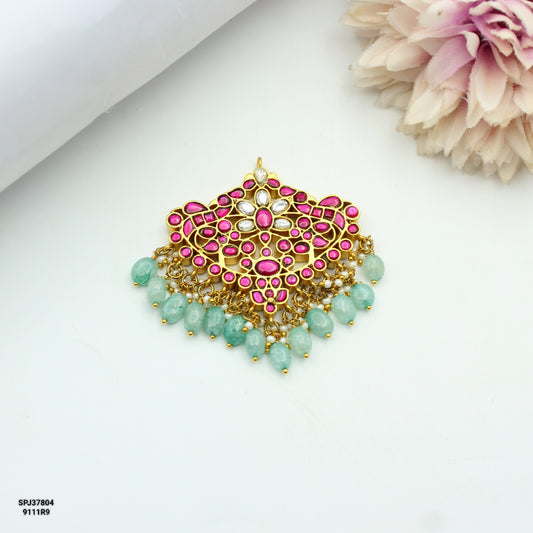 37804 Jadau 2 In 1 Multi Locket
