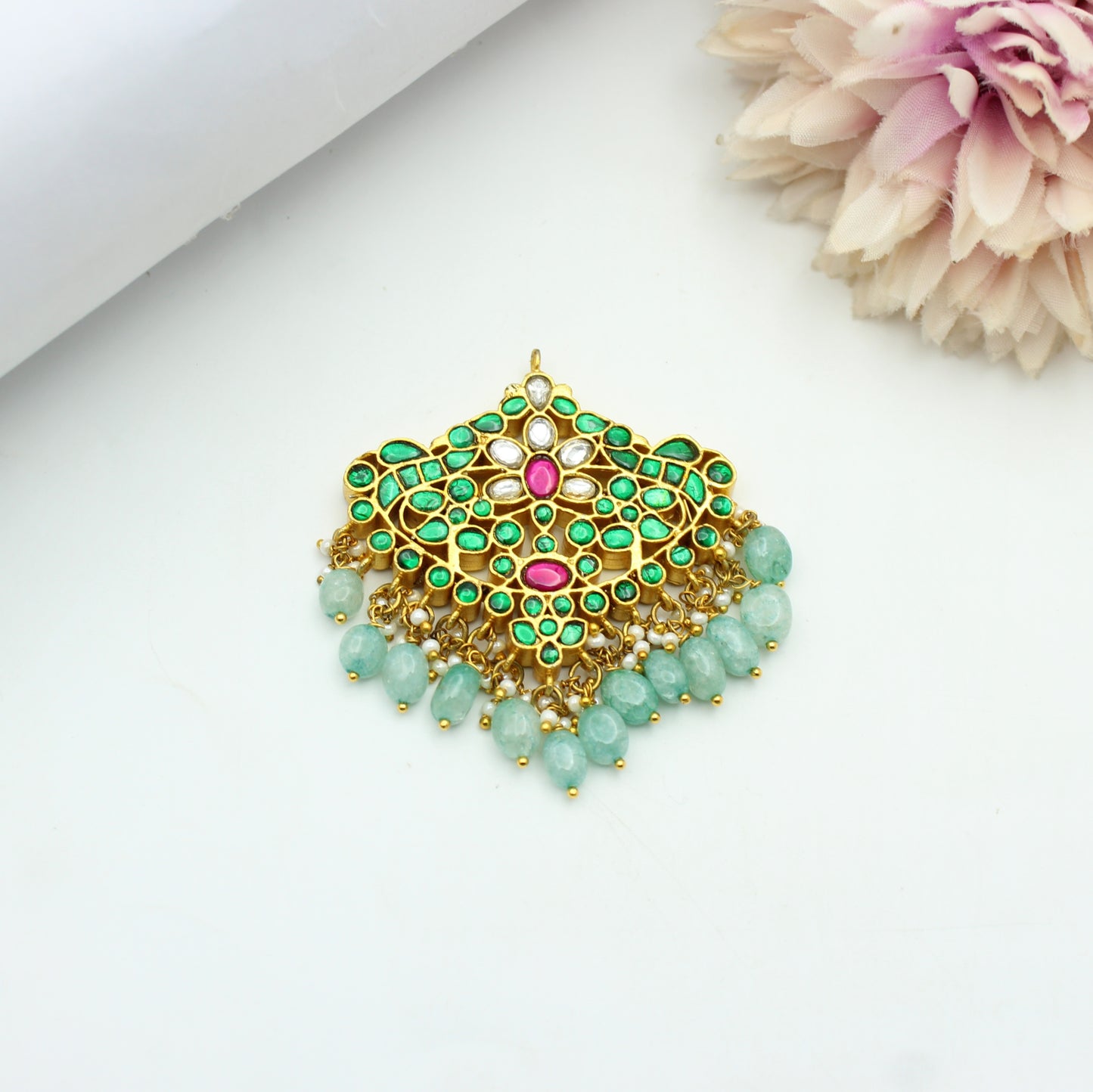 37804 Jadau 2 In 1 Multi Locket
